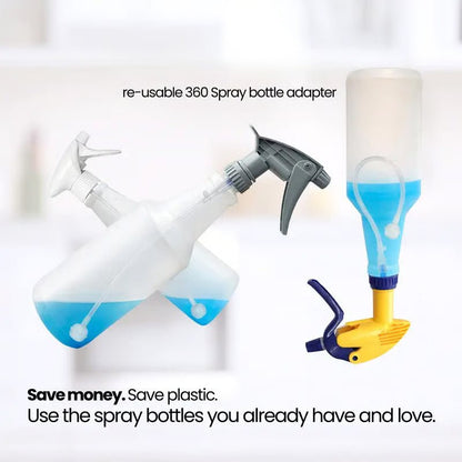 🔥LAST DAY 50% OFF - 🌟💦 3 - Pack Universal Fit 360° Spray Bottle Adapter - EDC - cartographermarket