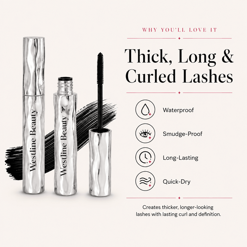 LAST DAY - BUY 1 GET 1 FREE💜Waterproof Curling & Lengthening Mascara-EDC - cartographermarket