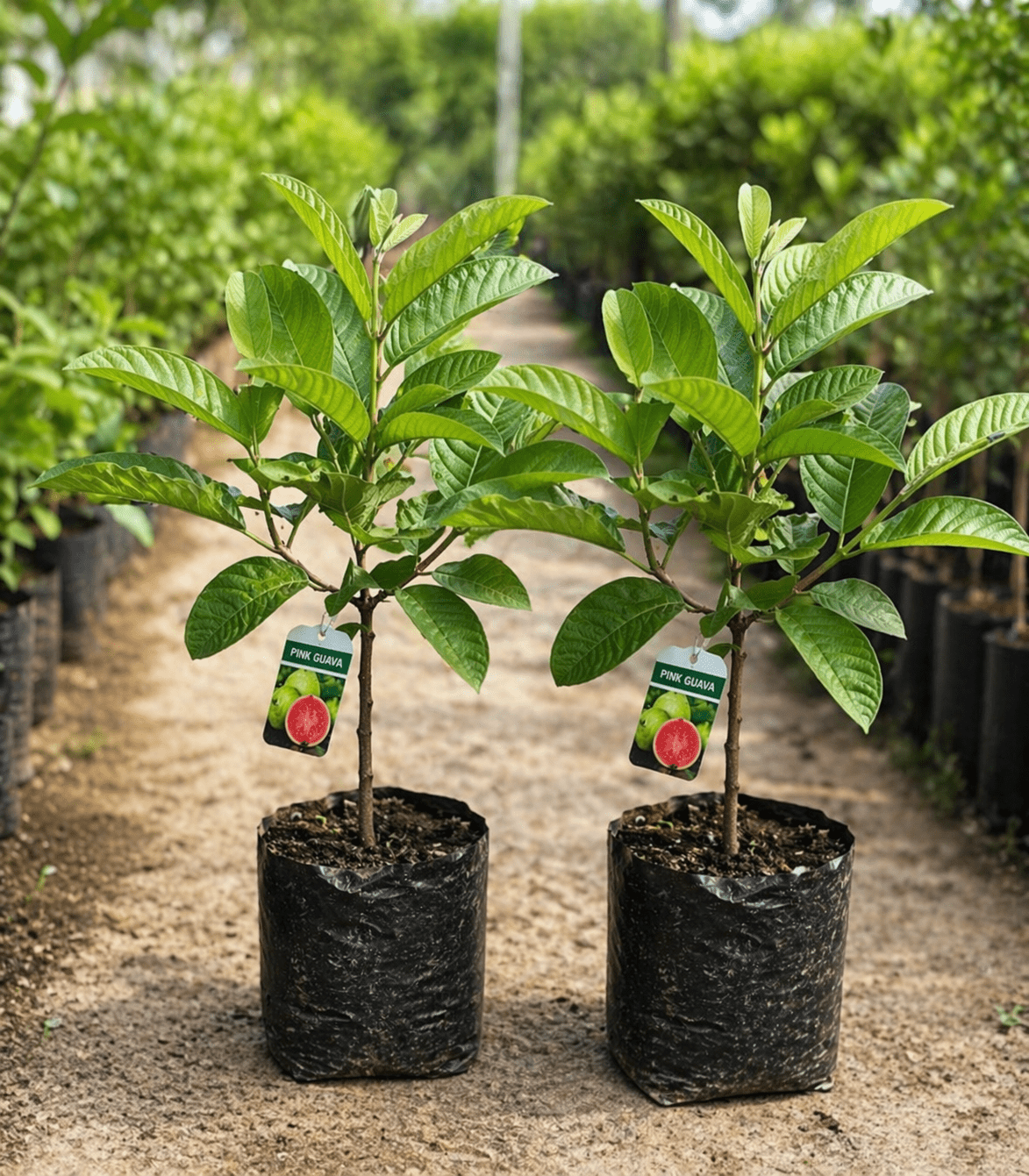🌿 Live Pink Guava Tree | Fast - Growing, High Yield & Easy to Grow at Home - EDC - cartographermarket