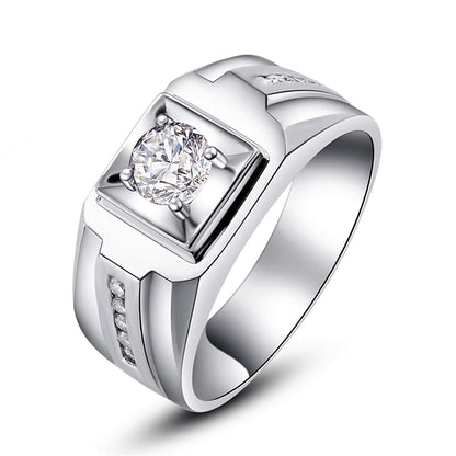 🔥🎉Luxury Geometric Moissanite Ring🎁 for Anniversary & Father's Day-OKN - cartographermarket