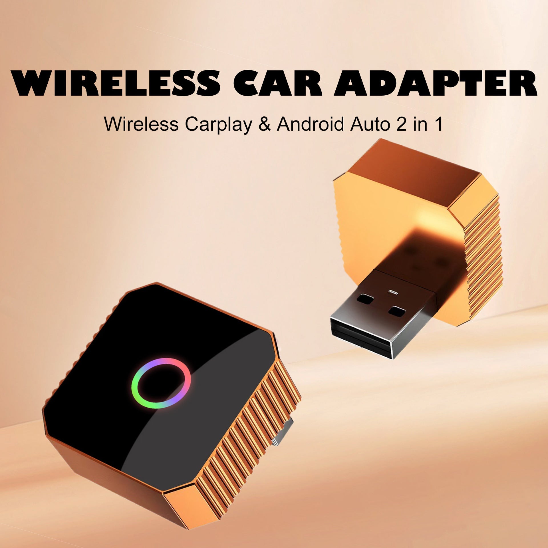 Newly upgraded popular original car wireless CarPlay portable smart connectivity box for Apple and Android, seamless connection with original car screen without lag - OKN - cartographermarket