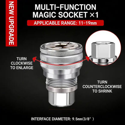 No.1 Multi - Function Universal Socket Wrench in Hardware Ranking - General Maintenance Tool - OKN - cartographermarket