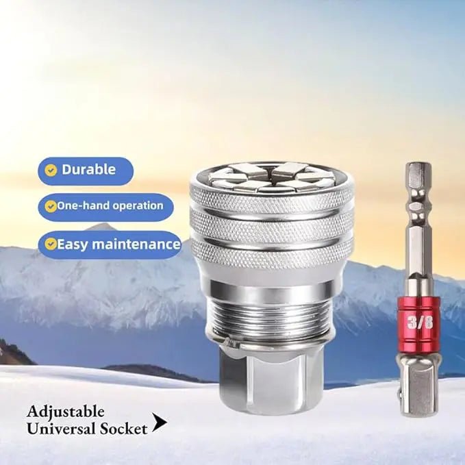 No.1 Multi - Function Universal Socket Wrench in Hardware Ranking - General Maintenance Tool - OKN - cartographermarket