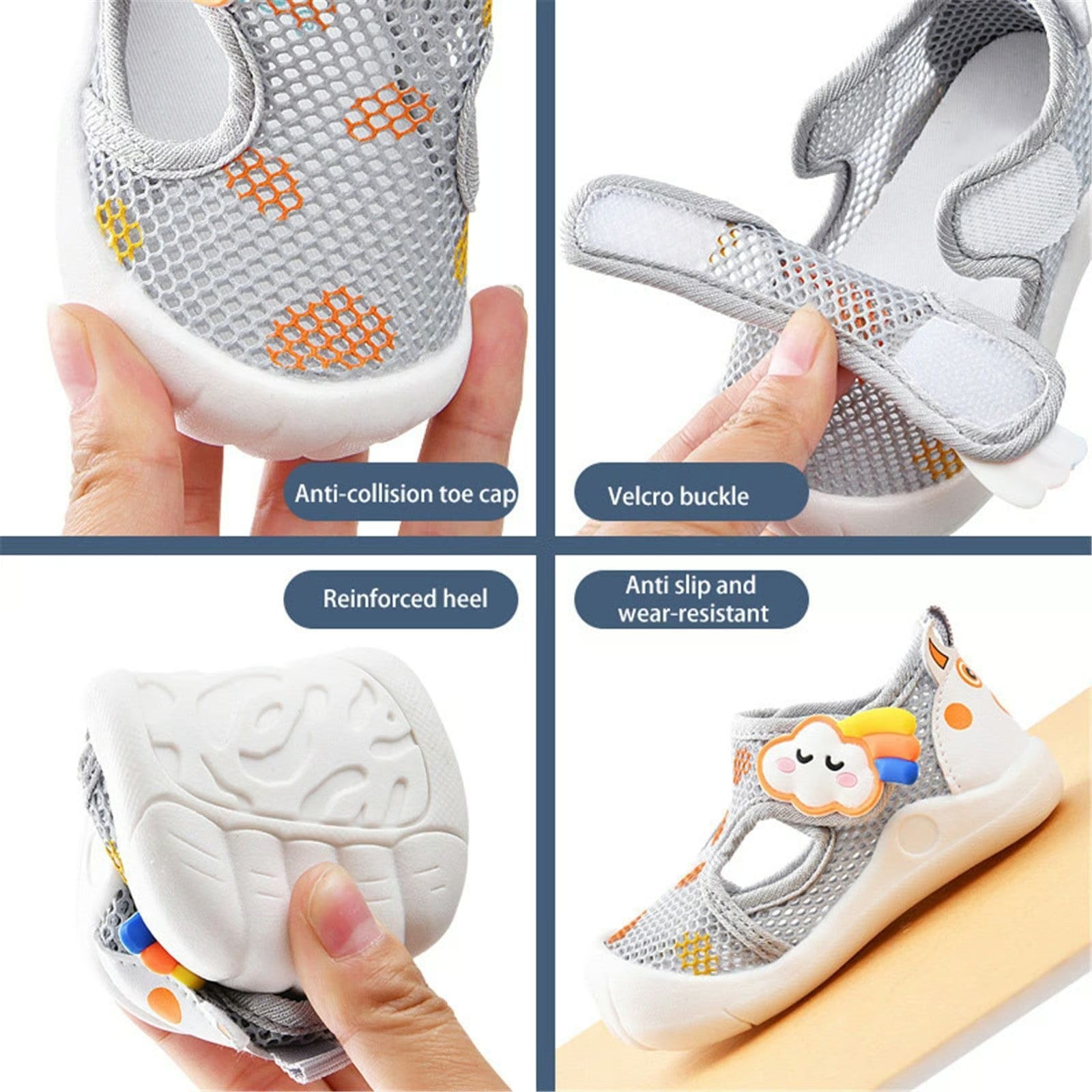 👼Non - Slip Baby Breathable Shoes for Spring And Summer - EDC - cartographermarket