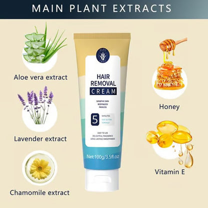 🔥Painless Full Body Hair Removal Cream for Men & Women– Skin - friendly for all areas🌿 - EDC - cartographermarket