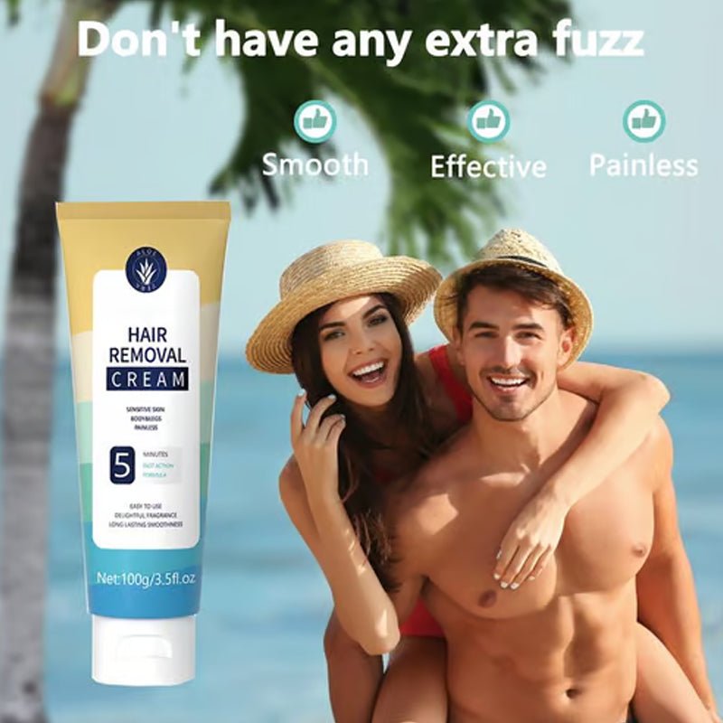 🔥Painless Full Body Hair Removal Cream for Men & Women– Skin - friendly for all areas🌿 - EDC - cartographermarket
