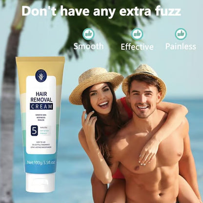 🔥Painless Full Body Hair Removal Cream for Men & Women– Skin - friendly for all areas🌿 - EDC - cartographermarket