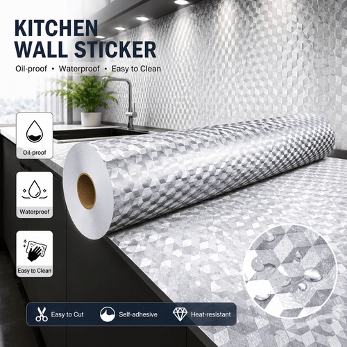 Peel and Stick Wallpaper, Waterproof Contact Paper for Kitchen Countertops Cabinets-EDC - cartographermarket