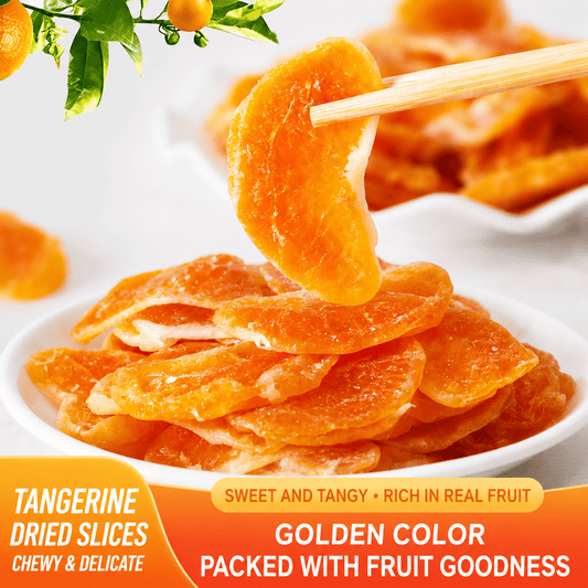 Premium Dried Mandarin Orange Slices - Juicy, Sweet, & Ideal Daily Snack! Limited Time Offer!-SUY - cartographermarket