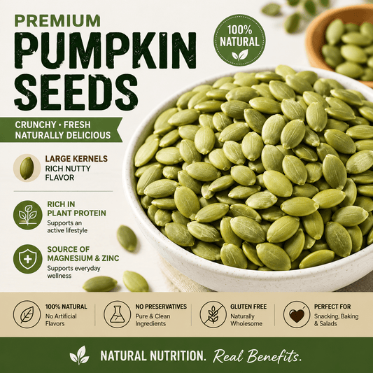 "Premium Roasted Pumpkin Seeds – Crunchy, Healthy, & Perfect for Snacking! 🎃 Limited Time Offer!"-SUY - cartographermarket