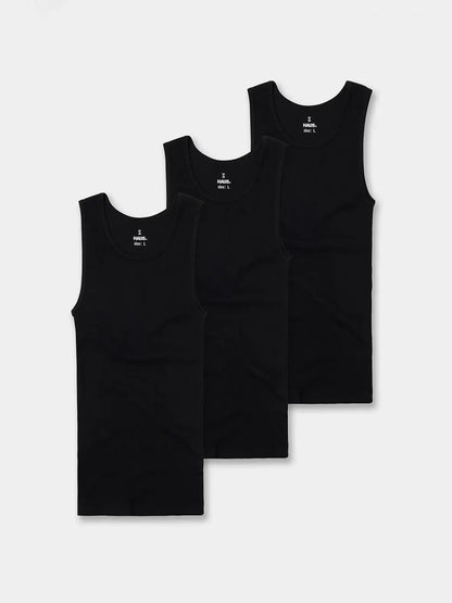 Premium Ultra - Soft Cotton Fitted Tank 3 Pack - EDC - cartographermarket