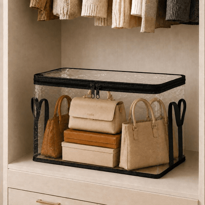 🧸PVC Storage Bag With Handle, Household Storage Organizer -VIM - cartographermarket