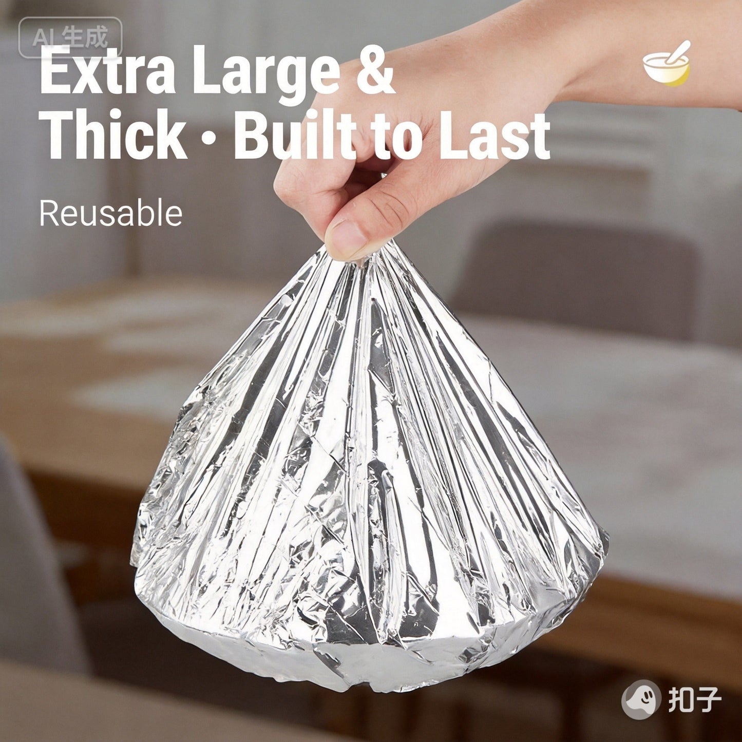 Reusable Aluminum Foil Food Covers – Keep Food Fresh & Warm, Fit All Plates-OKL - cartographermarket