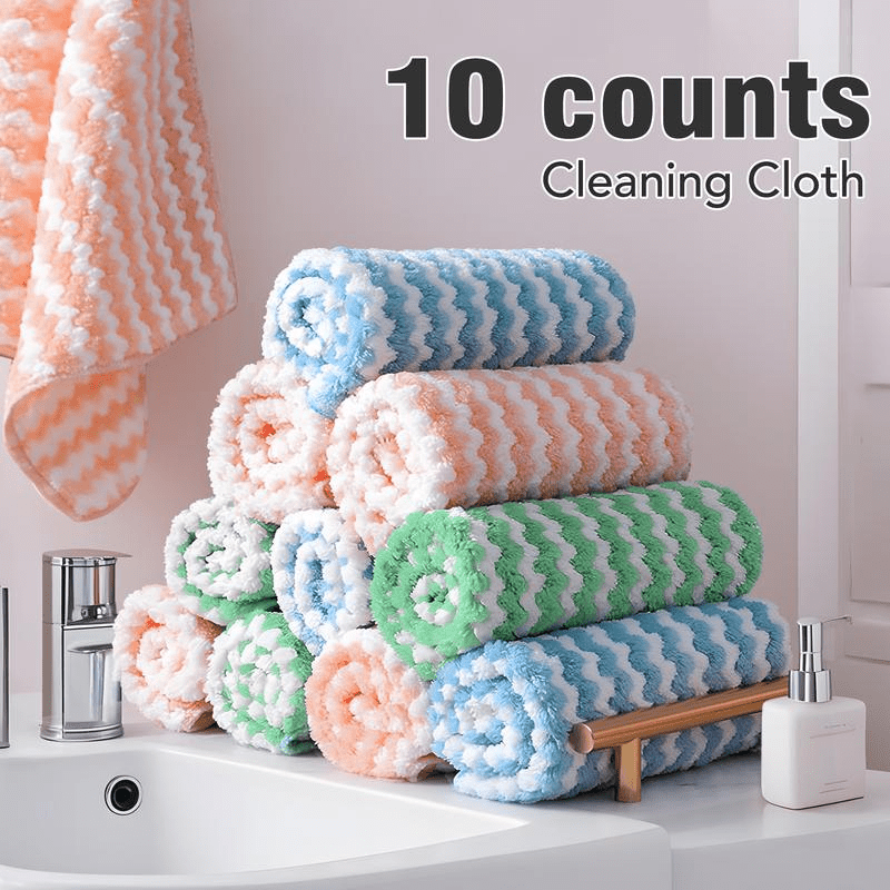 🧼Reusable Cleaning Cloths – Perfect For Dishes, Counters & More!-VIM - cartographermarket