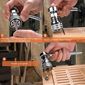 Multi-function Universal Socket Wrench Tool - Universal Maintenance Tool-EDC