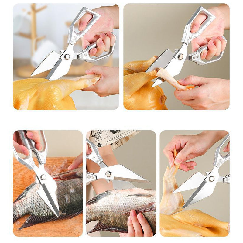🖤BLACK FRIDAY 50% OFF🔥⏰Multifunctional Heavy-Duty Kitchen Shears✂️🦴-EDC