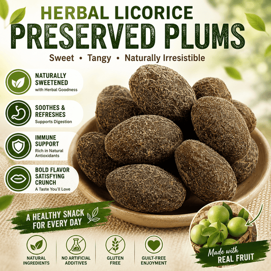 🔥 Sweet, Tangy & Addictively Good – Premium Licorice Plums-OKN - cartographermarket
