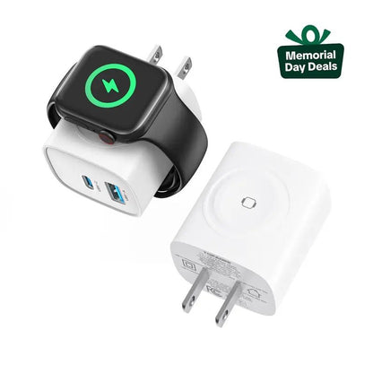 TOPADRE 3-in-1 Magnetic Wireless Cordless PD USB-C Wall Charger Block-EDC - cartographermarket
