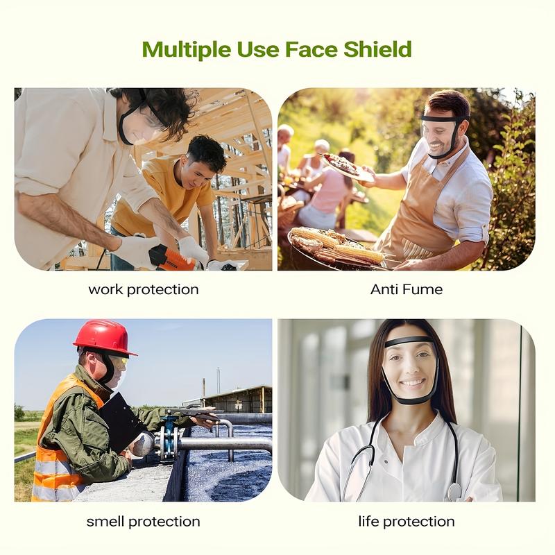 🛡️Transparent Visor - Adjustable Full - Face Protective Shield - EDC - cartographermarket