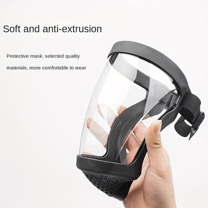 🛡️Transparent Visor - Adjustable Full - Face Protective Shield - EDC - cartographermarket