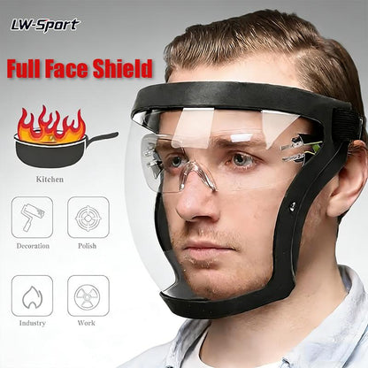 🛡️Transparent Visor - Adjustable Full - Face Protective Shield - EDC - cartographermarket