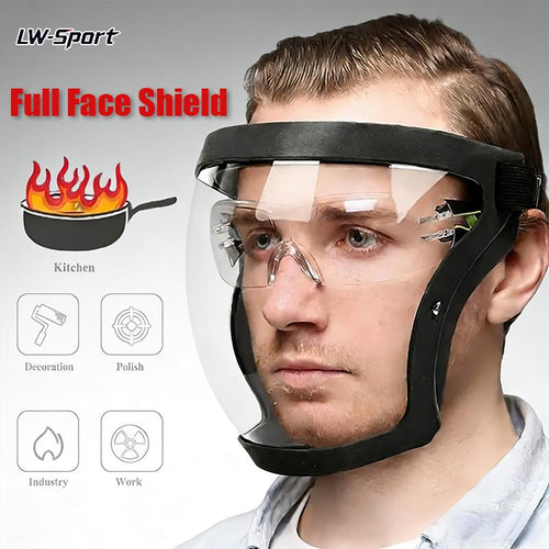 🛡️Transparent Visor - Adjustable Full - Face Protective Shield - EDC - cartographermarket
