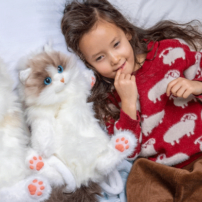 Ultra-Soft Snuggly Ragdoll Cat Backpack-EDC