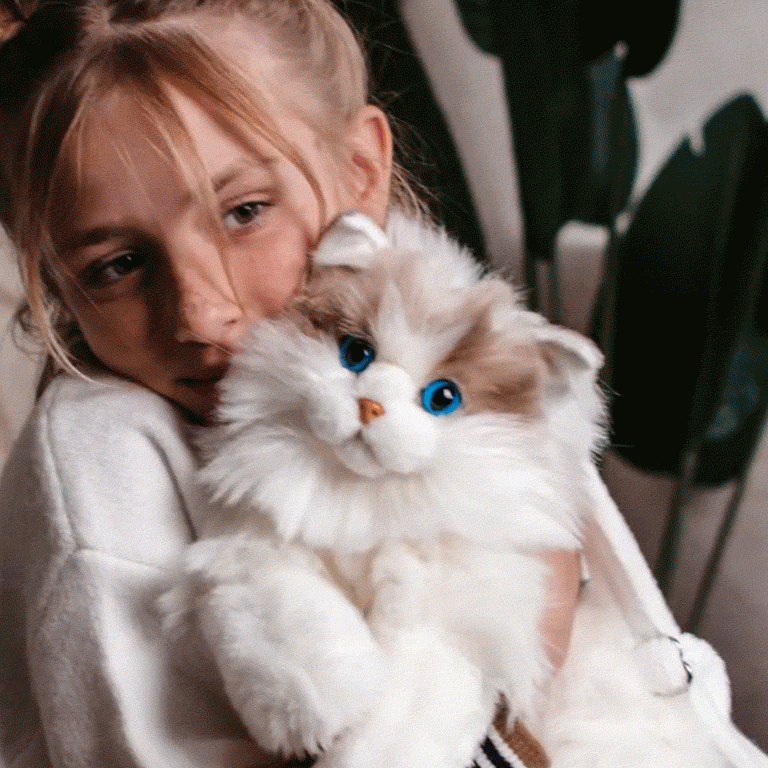 Ultra-Soft Snuggly Ragdoll Cat Backpack-EDC
