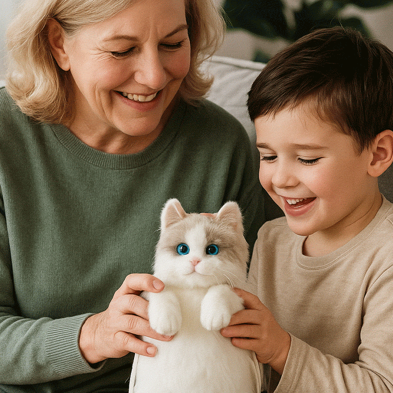 Ultra-Soft Snuggly Ragdoll Cat Backpack-EDC