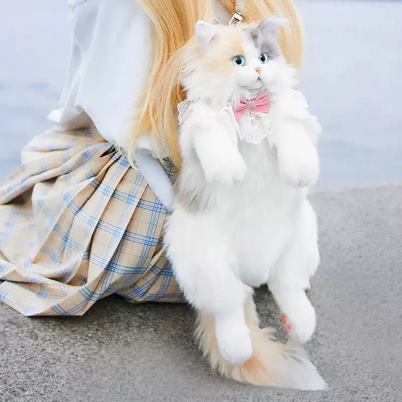 Ultra-Soft Snuggly Ragdoll Cat Backpack-EDC - cartographermarket