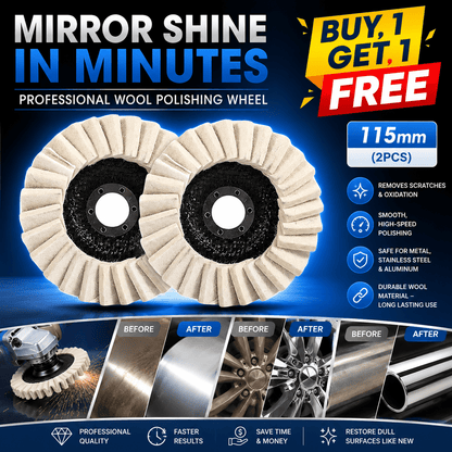 Wool Felt Flap Discs Polishing Wheel-EDC - cartographermarket