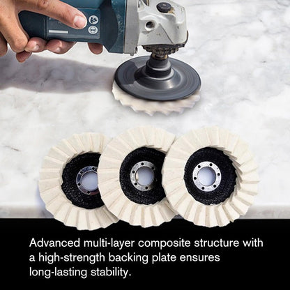 Wool Felt Flap Discs Polishing Wheel-EDC - cartographermarket
